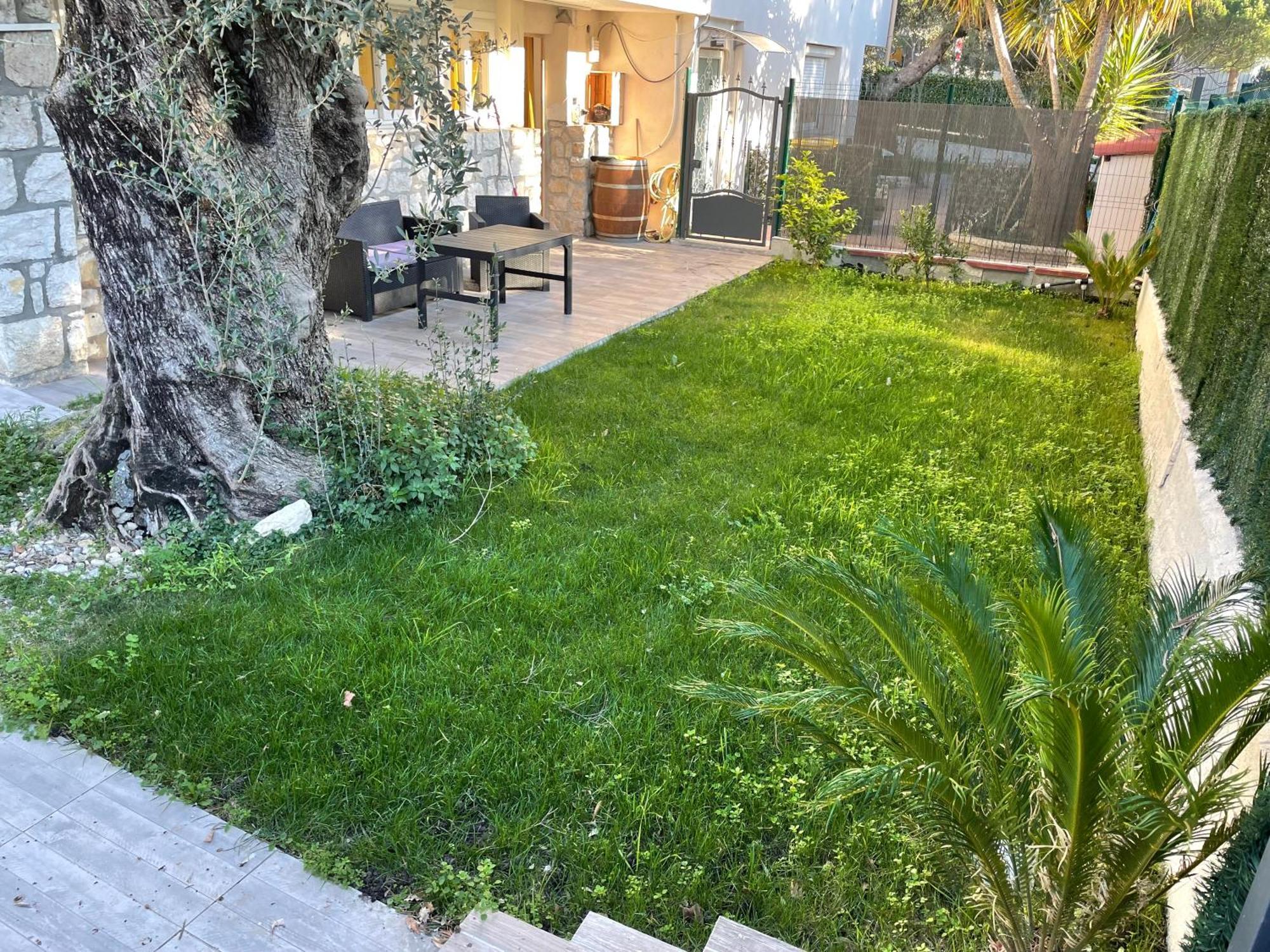 Joli Rez De Jardin 4 Pieces A Cagnes Sur Mer 외부 사진